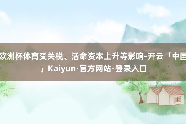 欧洲杯体育受关税、活命资本上升等影响-开云「中国」Kaiyun·官方网站-登录入口