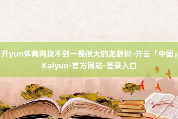 开yun体育网找不到一棵很大的龙眼树-开云「中国」Kaiyun·官方网站-登录入口